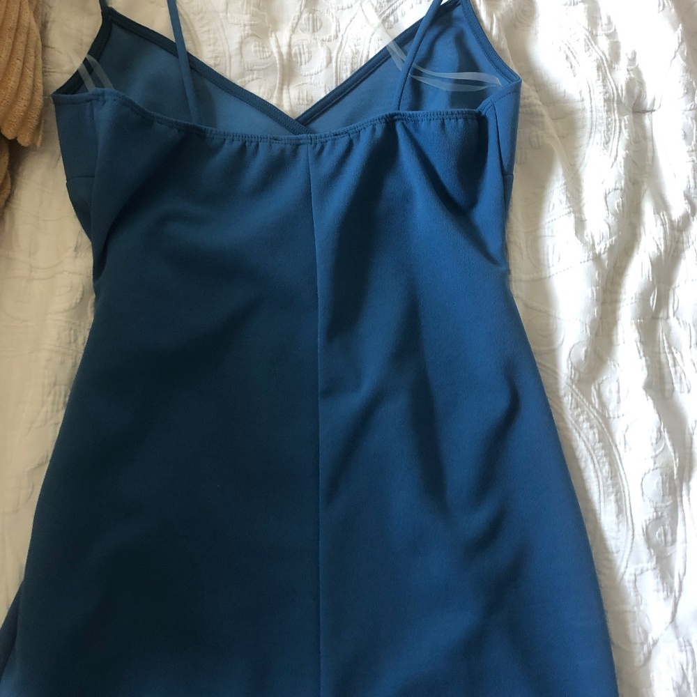 Turquoise mini dress - Picture 2 of 4